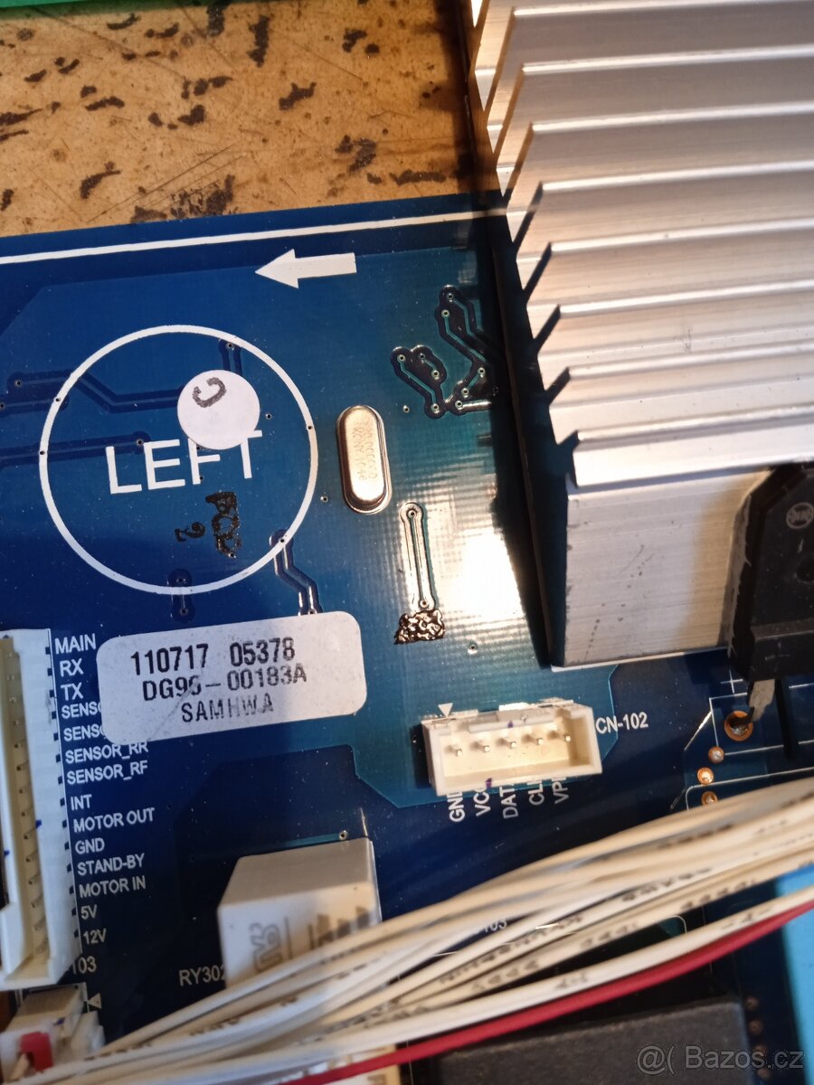 Indukční deska Samsung, náhradní díly