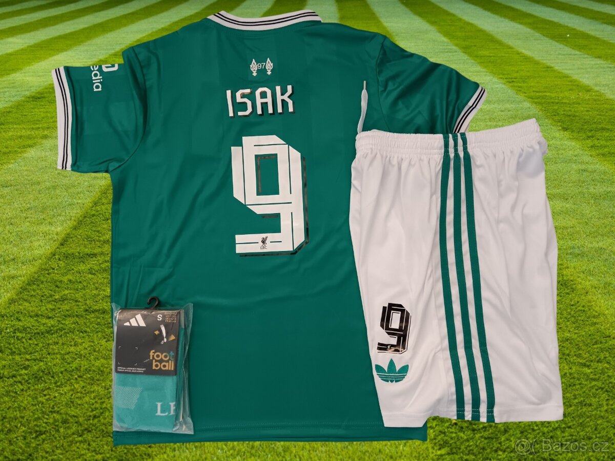 fotbalový dres Alexander Isak  Liverpool FC zelená edice