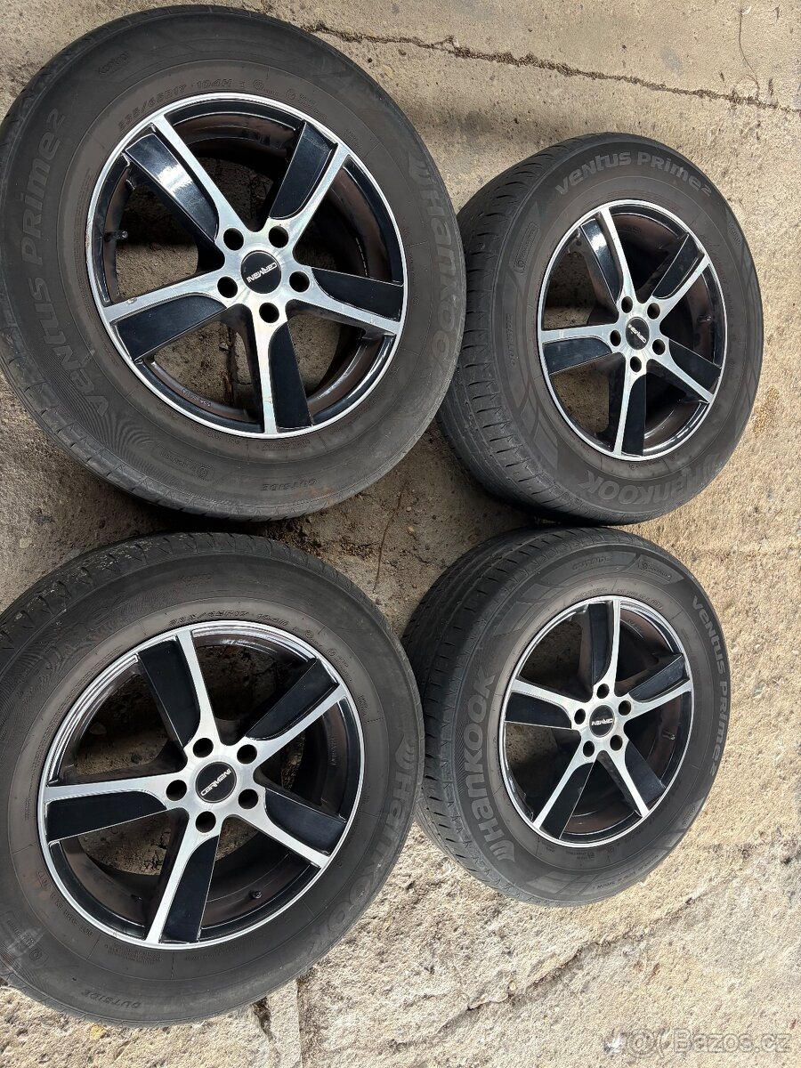 Letni Alu s pneu R17 z auta Hyundai Santa Fe