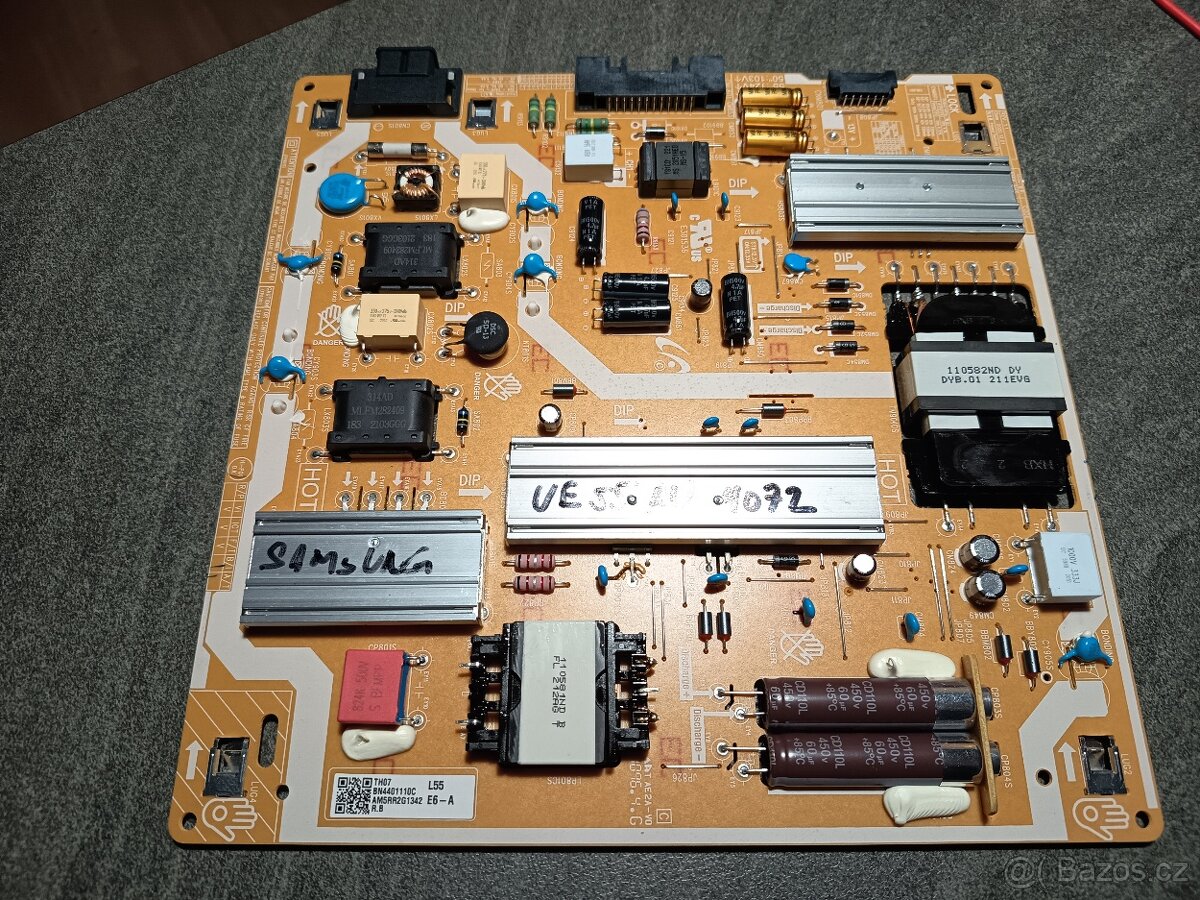 Samsung UE55AU9072 základní deska a zdroj