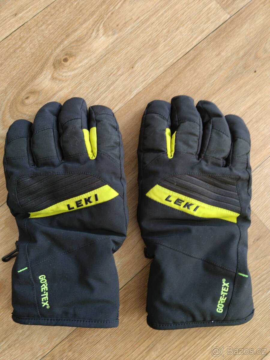 Lyžařské pánské rukavice Leki vel.10 (Gore-Tex)