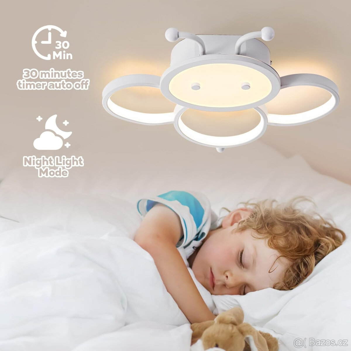 VČELKA, LED stropní lampa pro dětský pokoj