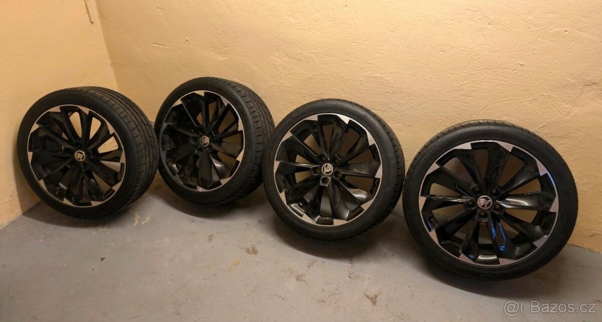 Prodám originální alu kola Škoda Supernova R19