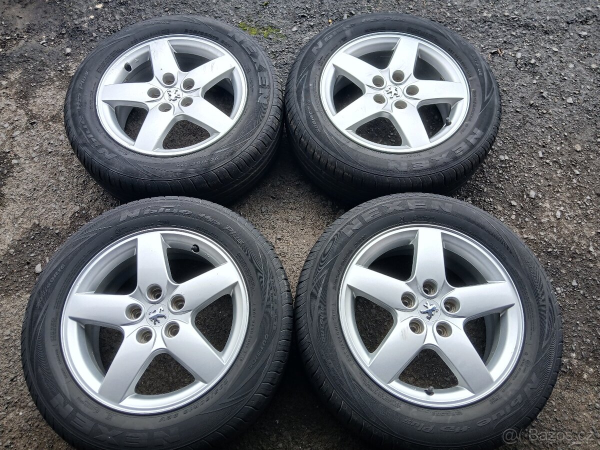 P- Sada Orig ALU kol Peugeot 205/60R16 letní