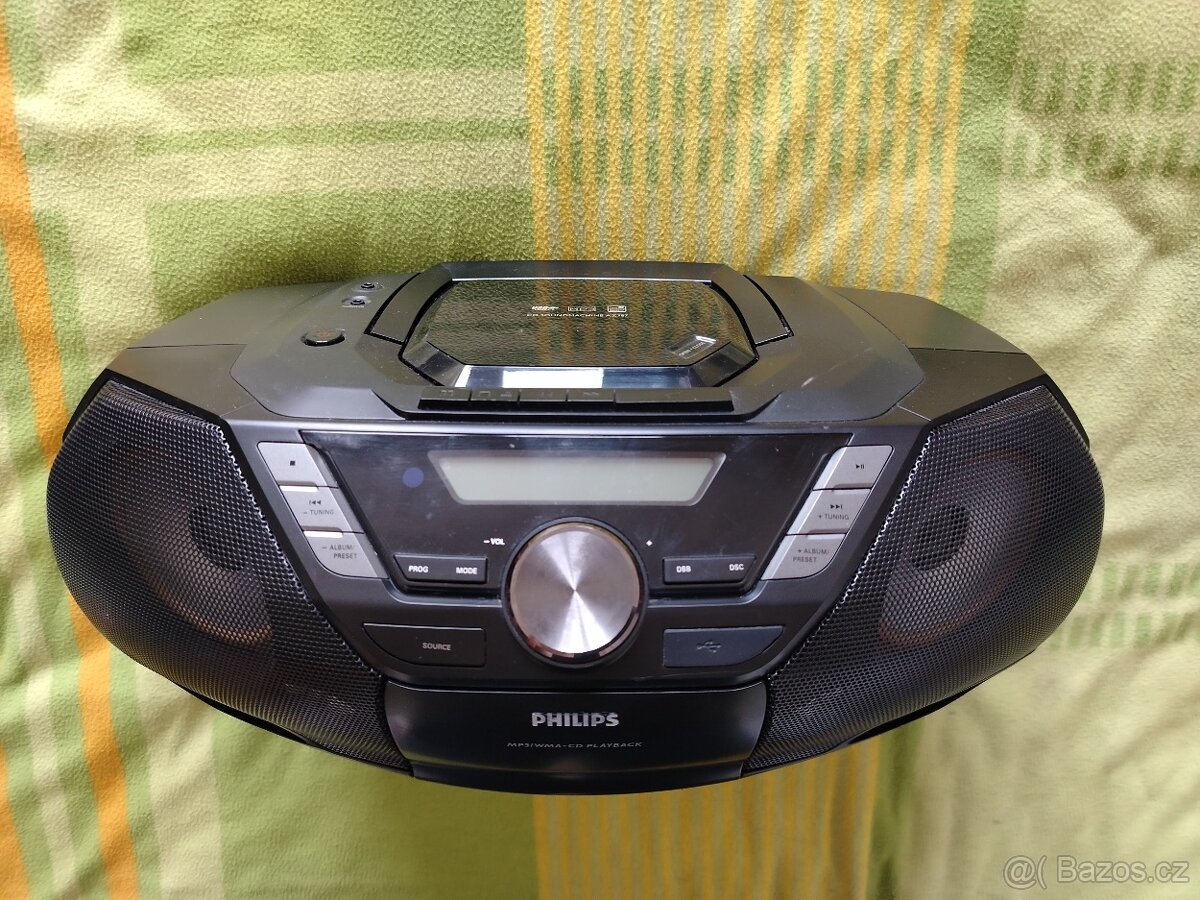 PHILIPS Radiomagnetofon CD, MP3, USB, AUX Cena 1000Kč