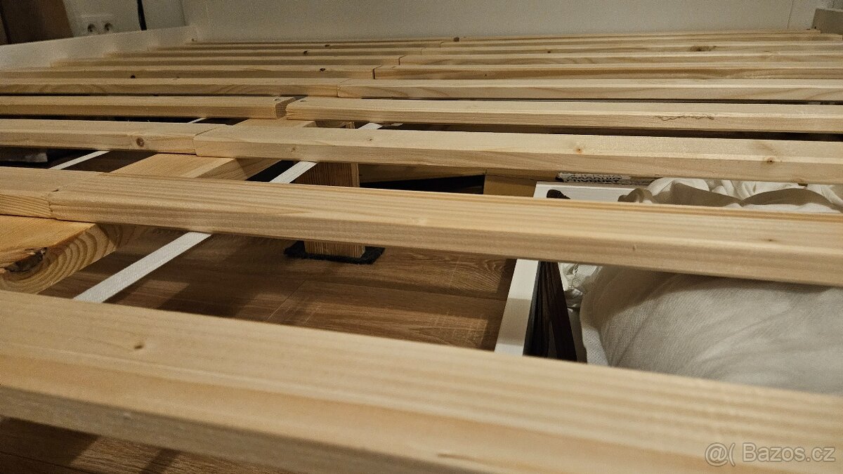 Dřevěný laťkový rošt 2x 90x200