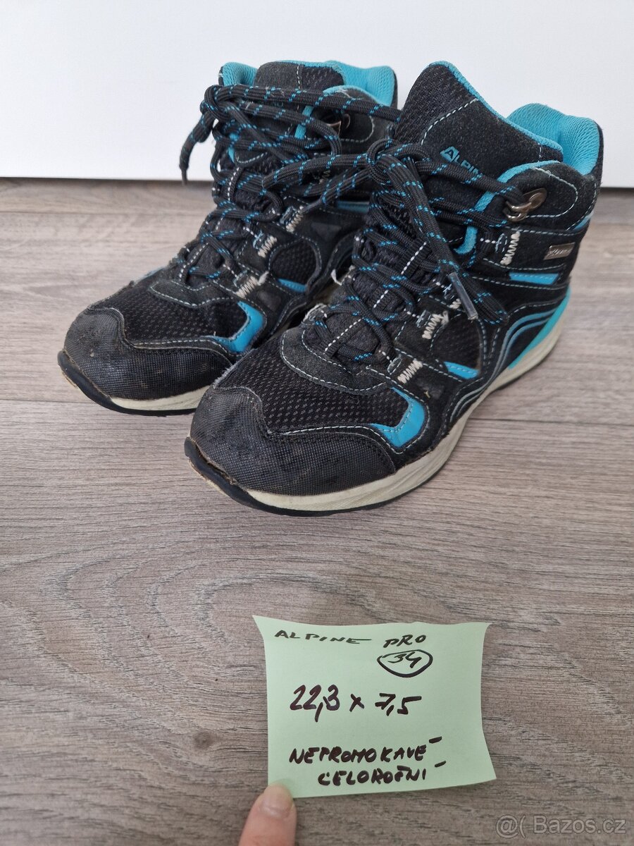 Celorocni nepromokave boty Alpine Pro vel.34