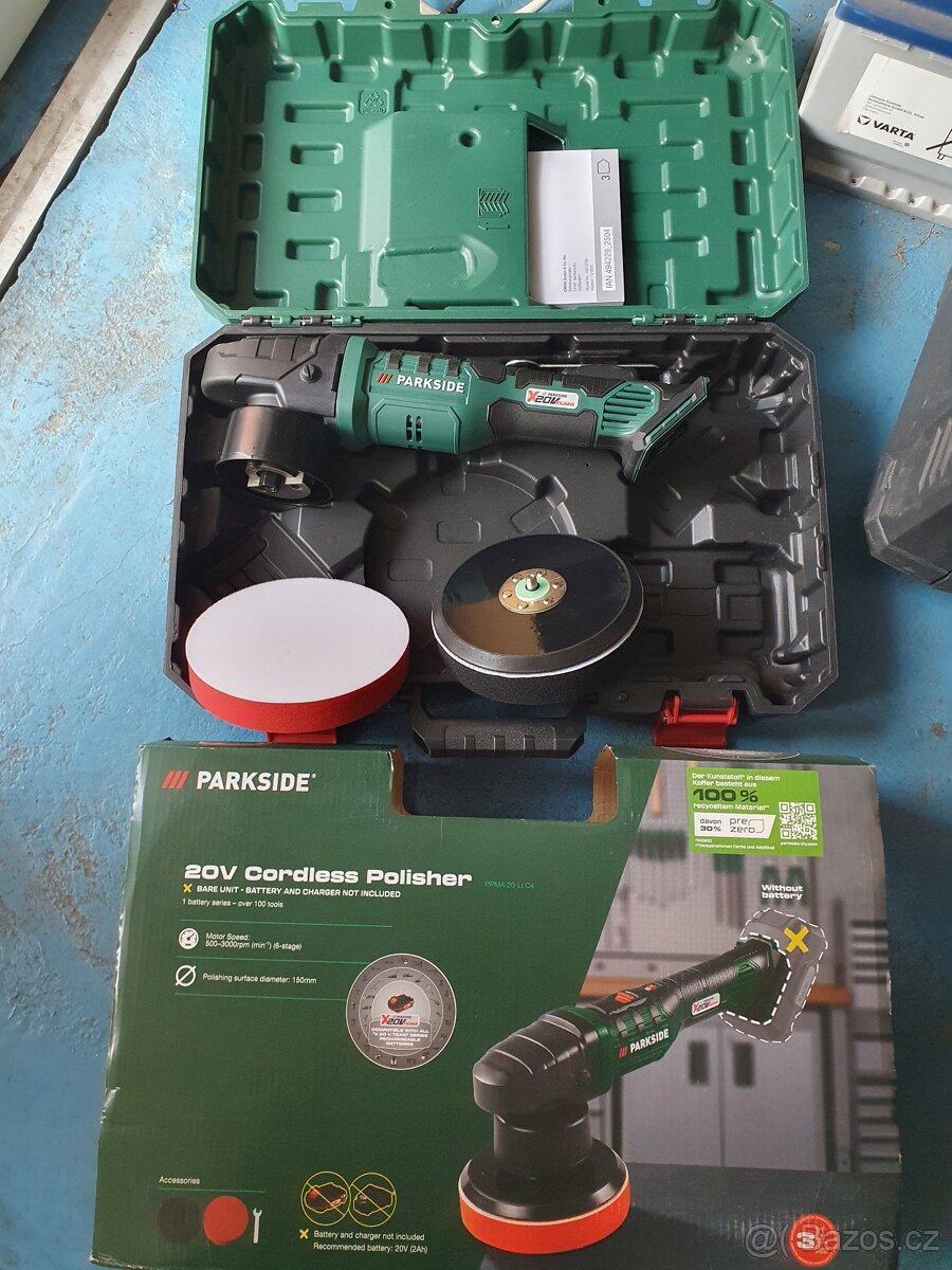 Parkside aku Leštička na autolak