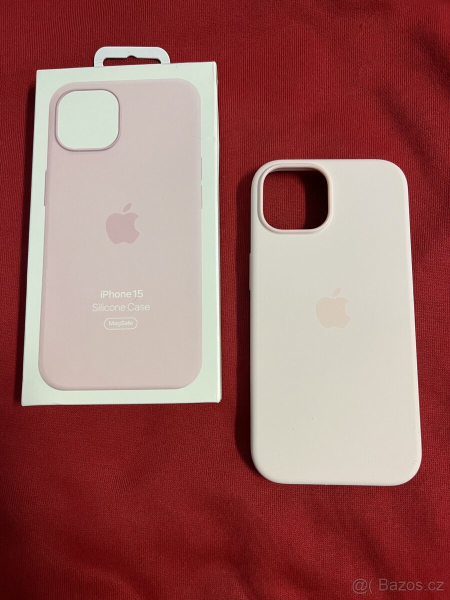 Kryt na iPhone 15 světle růžový