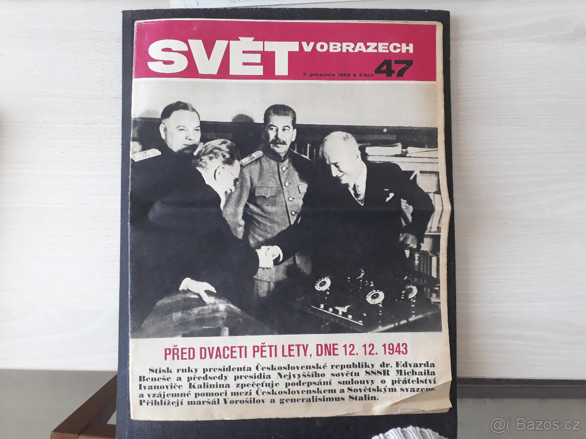 Svět v obrazech 7. 12. 1968 - starý časopis