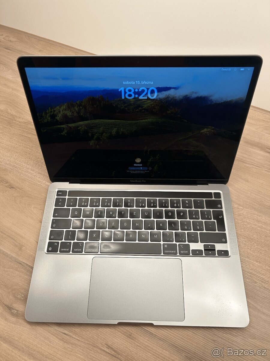 Macbook Pro 13" 2020 M1, 8GB RAM/256GB SSD, TOUCH BAR