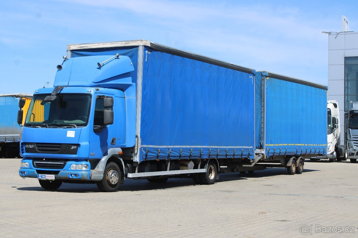 DAF FA LF 45, EURO 5, PNEU 80% + PŘÍVĚS AGADOS