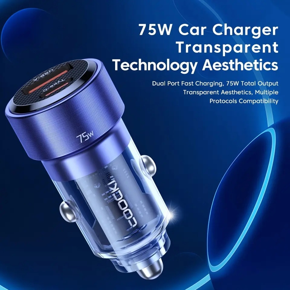 75W USB C+A nabíječka