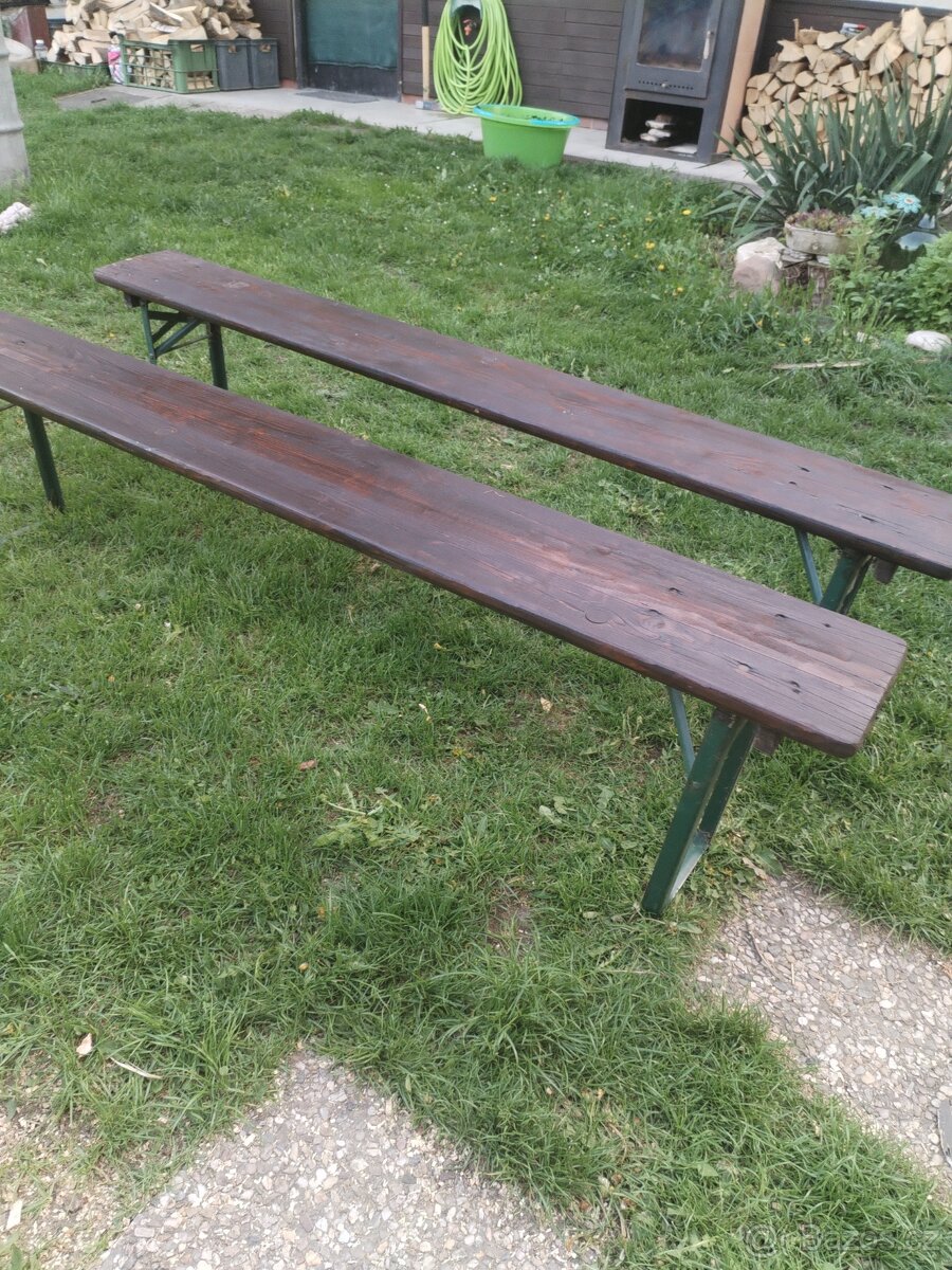 Lavička pivní set 2ks