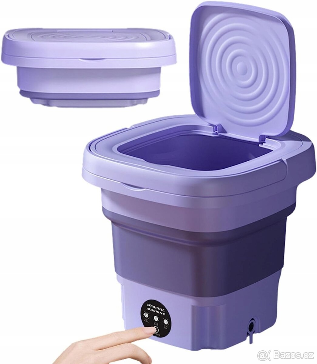 SKLÁDACÍ MINI PRAČKA 9L PLNĚ AUTOMATICKÁ