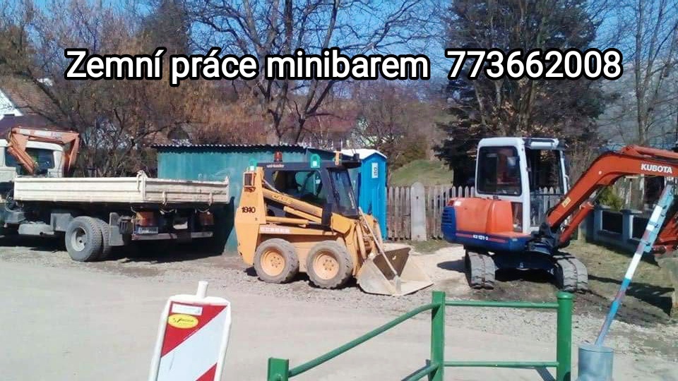 Zemní práce minibagrem