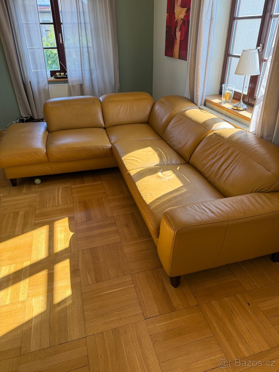 Kožená sedací souprava