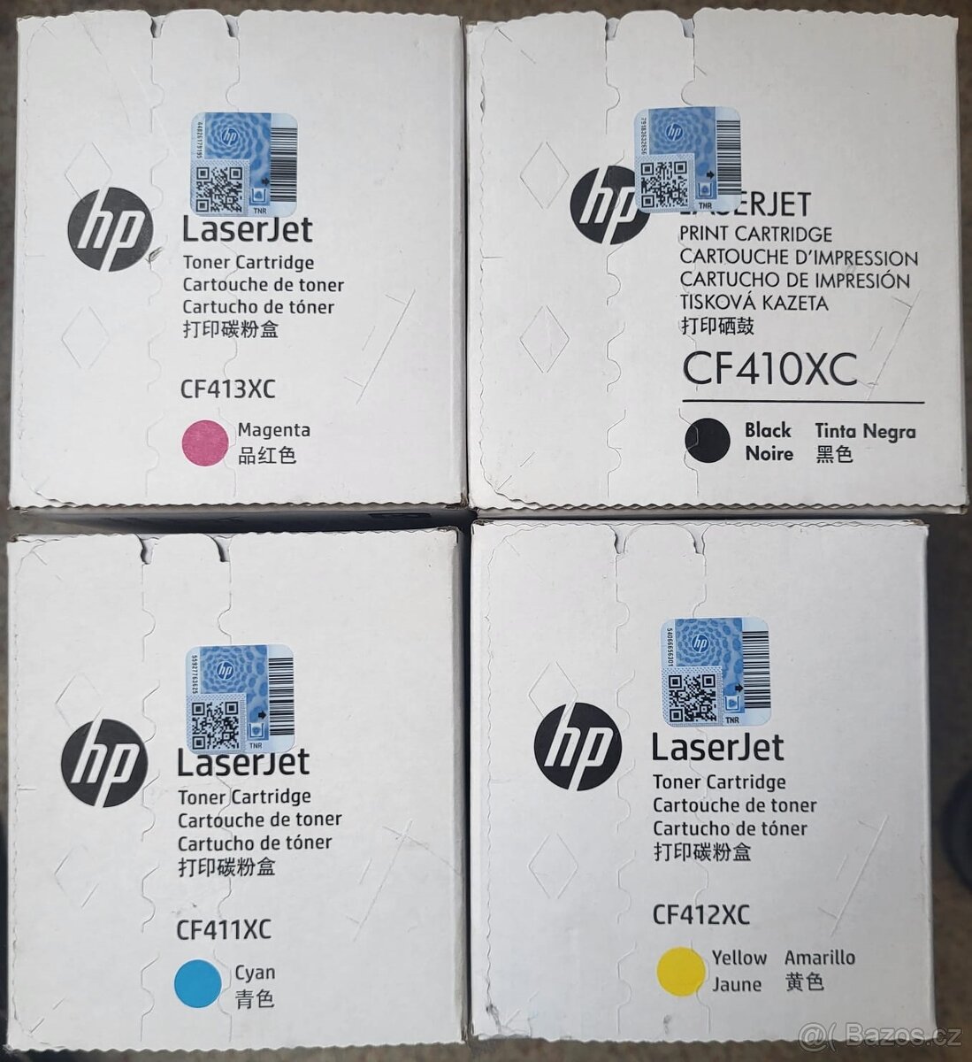 Originální tonery HP CF410XC-413XC