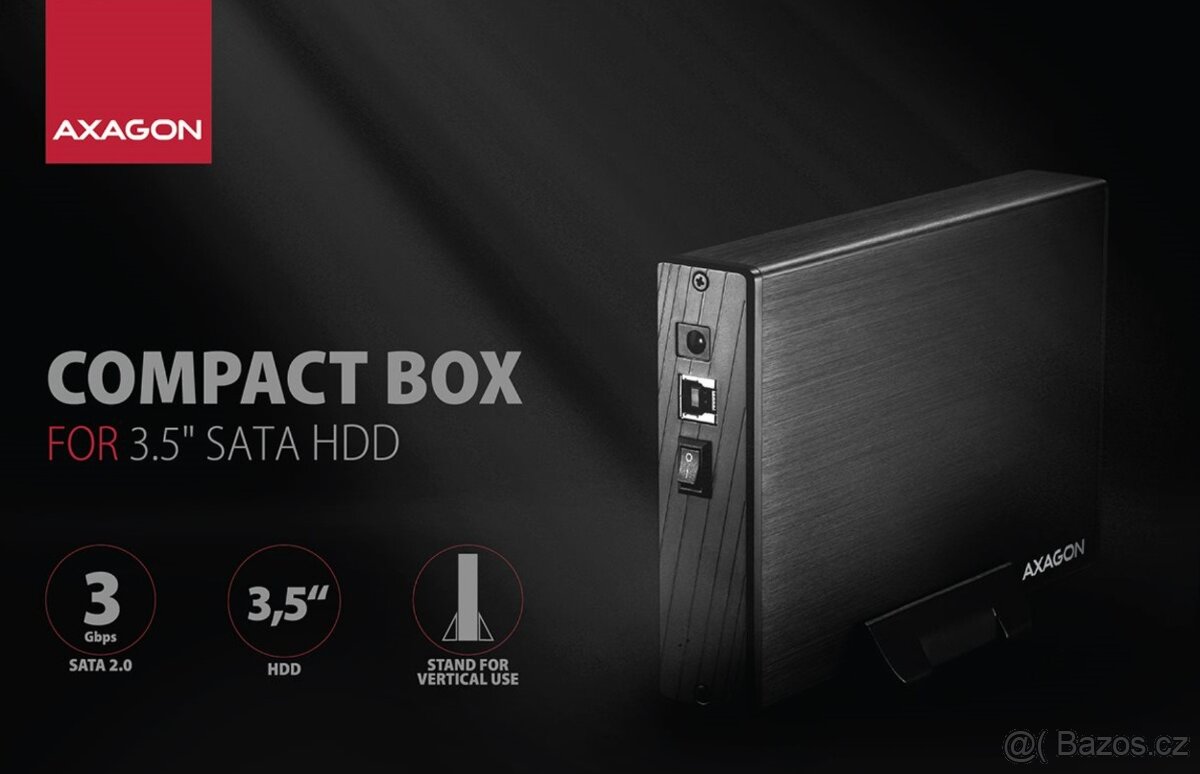 ⚡️ TOP Externí box pro 3,5" disky AXAGON ALINE box ⚡️