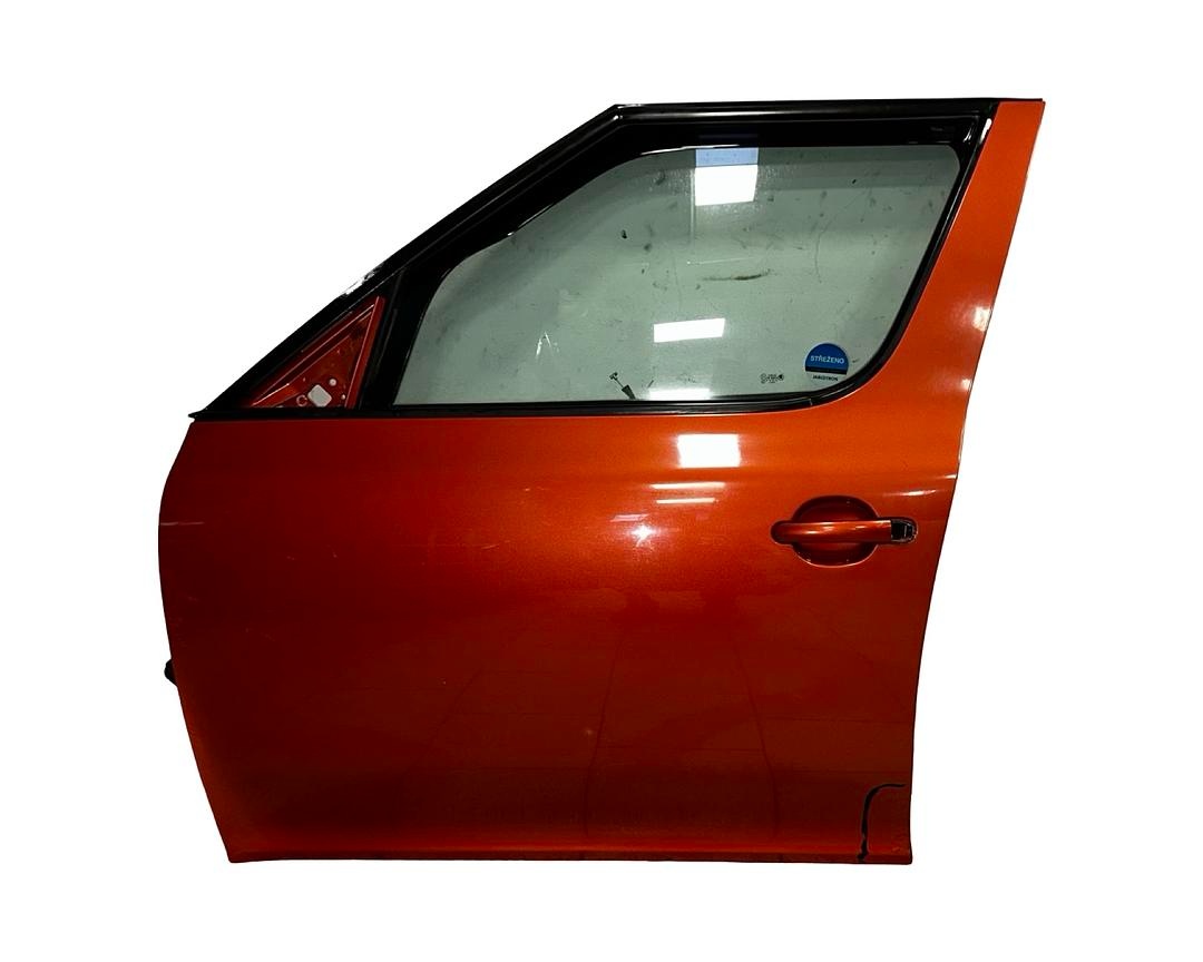 Levé přední dveře oranžová metalíza LF3H Škoda Yeti 5L 2011