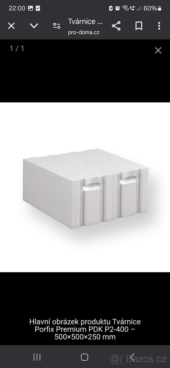 Porfix premium PDK 500X500X250