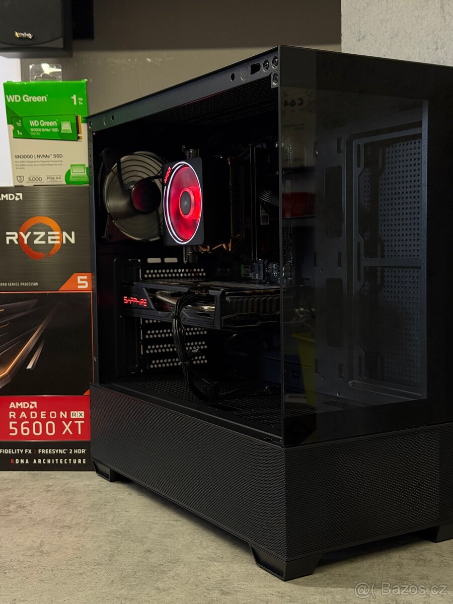 Herní PC Ryzen 3600 / 16GB / RX5600XT / 1TB nvme