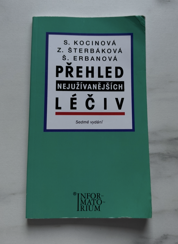 Přehled nejužívanějších léčiv