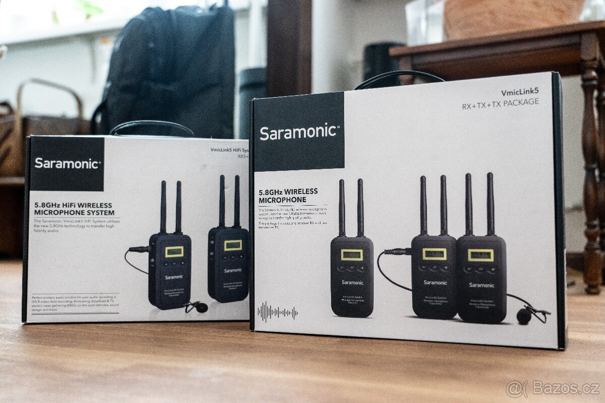 profesonální sety mikrofonů Saramonic VMicLink5