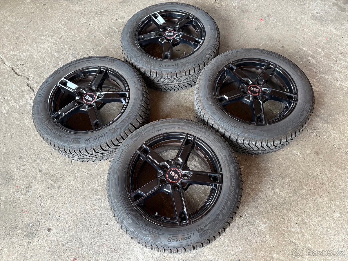 Alu kola MAM 5x112 R16 - 205/55/16 (nové pneu)