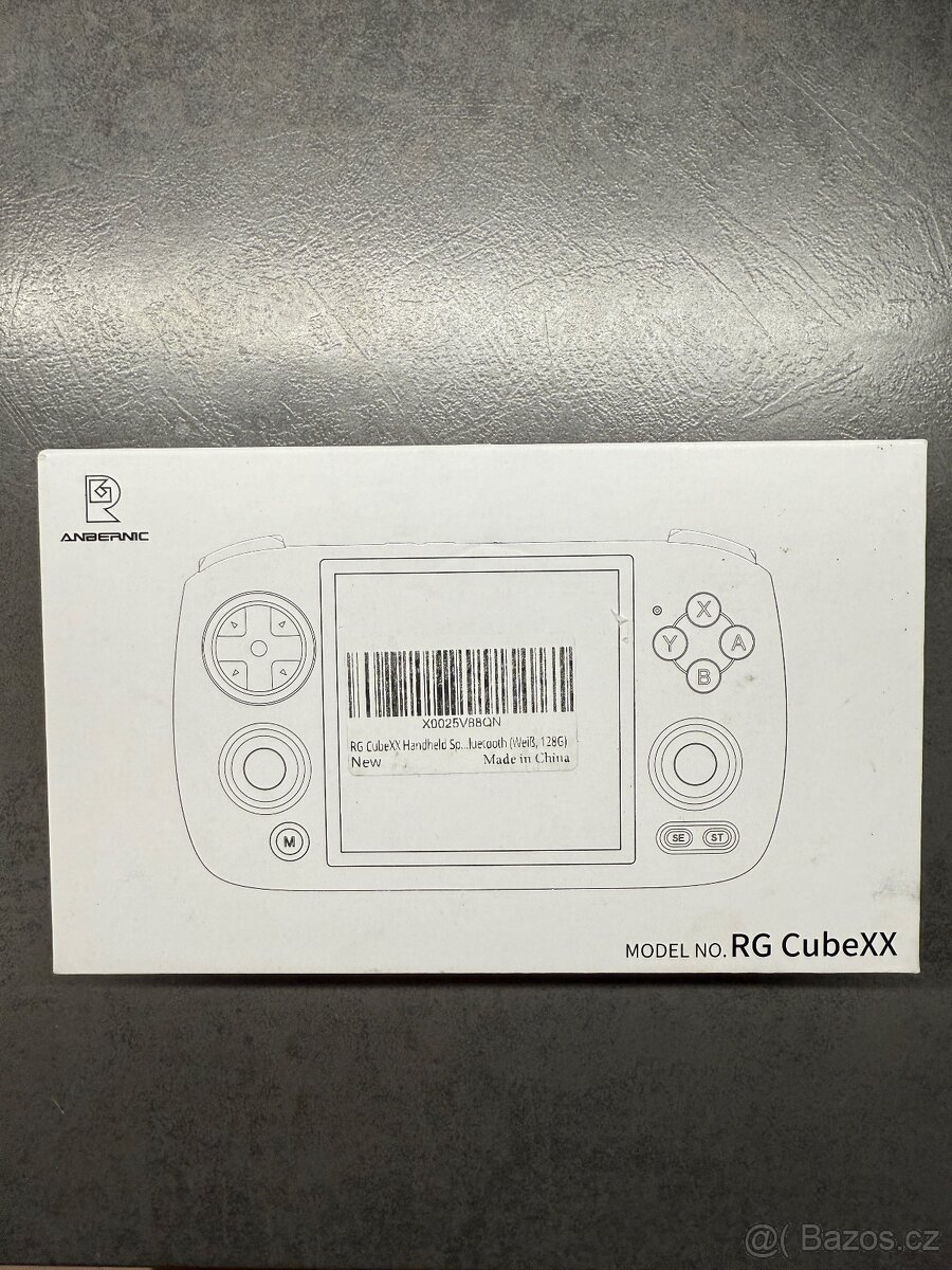 Retro handheld konzole Anbernic RG CubeXX WiFi bílá