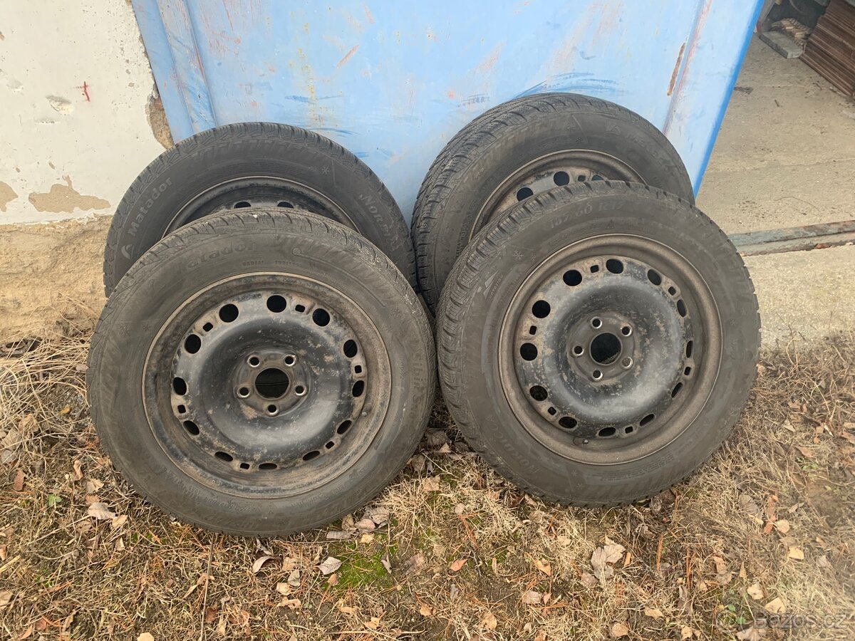 Zimní kola Škoda Fabia 3, Rapid 185/60/15, plech