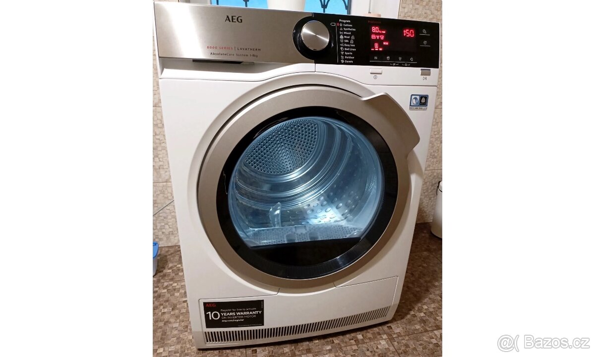 Sušička prádla Aeg lavatherm 8000 series na 9kg