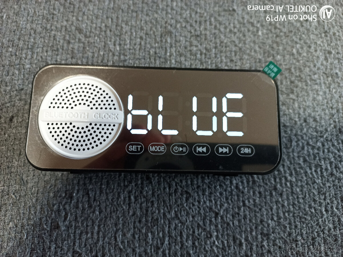 Nabízím bluetooth reproduktor s hodinami, FM rádiem, microSD
