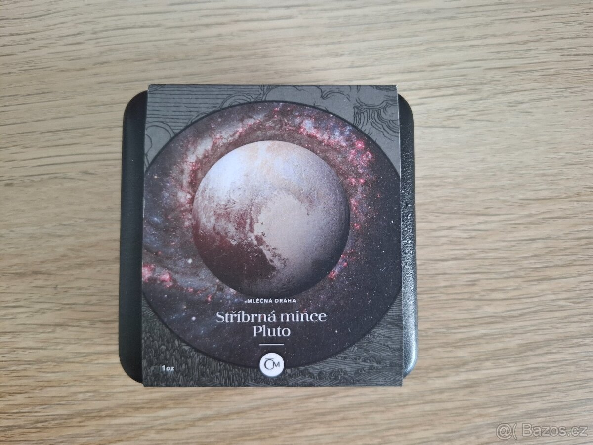 Stříbrná mince Mléčná dráha - Pluto proof
