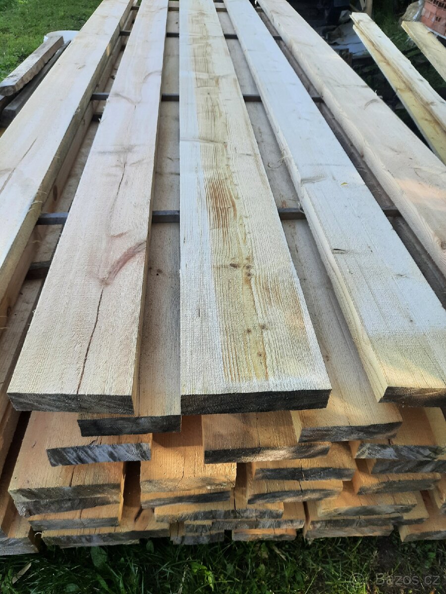 Prodám smrkové hranoly borové fošny