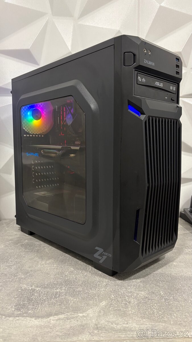 Herní PC I5 6400 / RX 580 4GB / DDR4 16GB