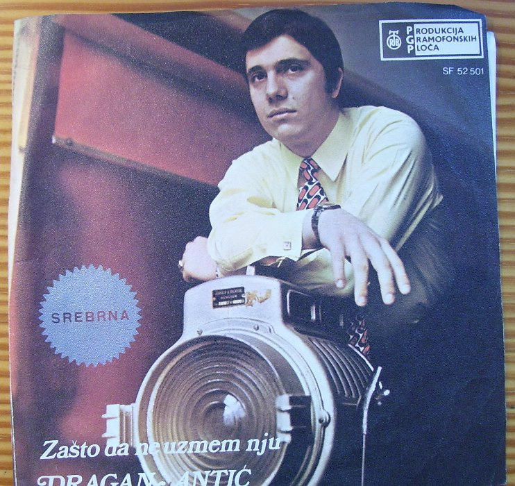 SP desky jugoslávských zpěváků 1971-set 10 ks