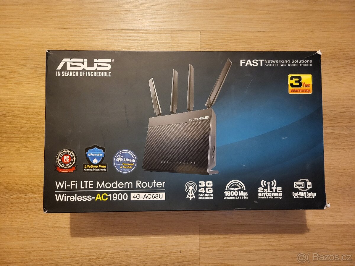 Wi-Fi LTE Modem Router ASUS AC68U