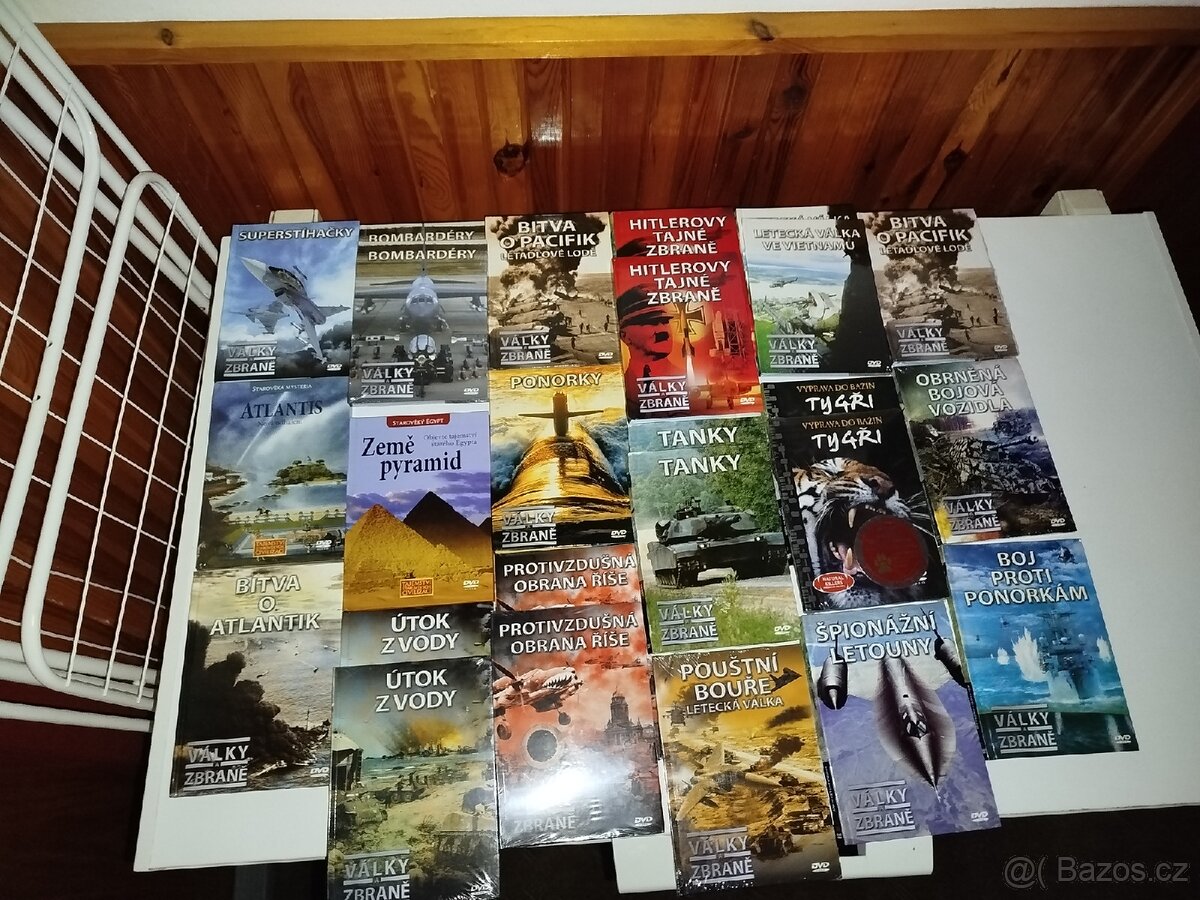 Válečné dokumentární filmy na DVD