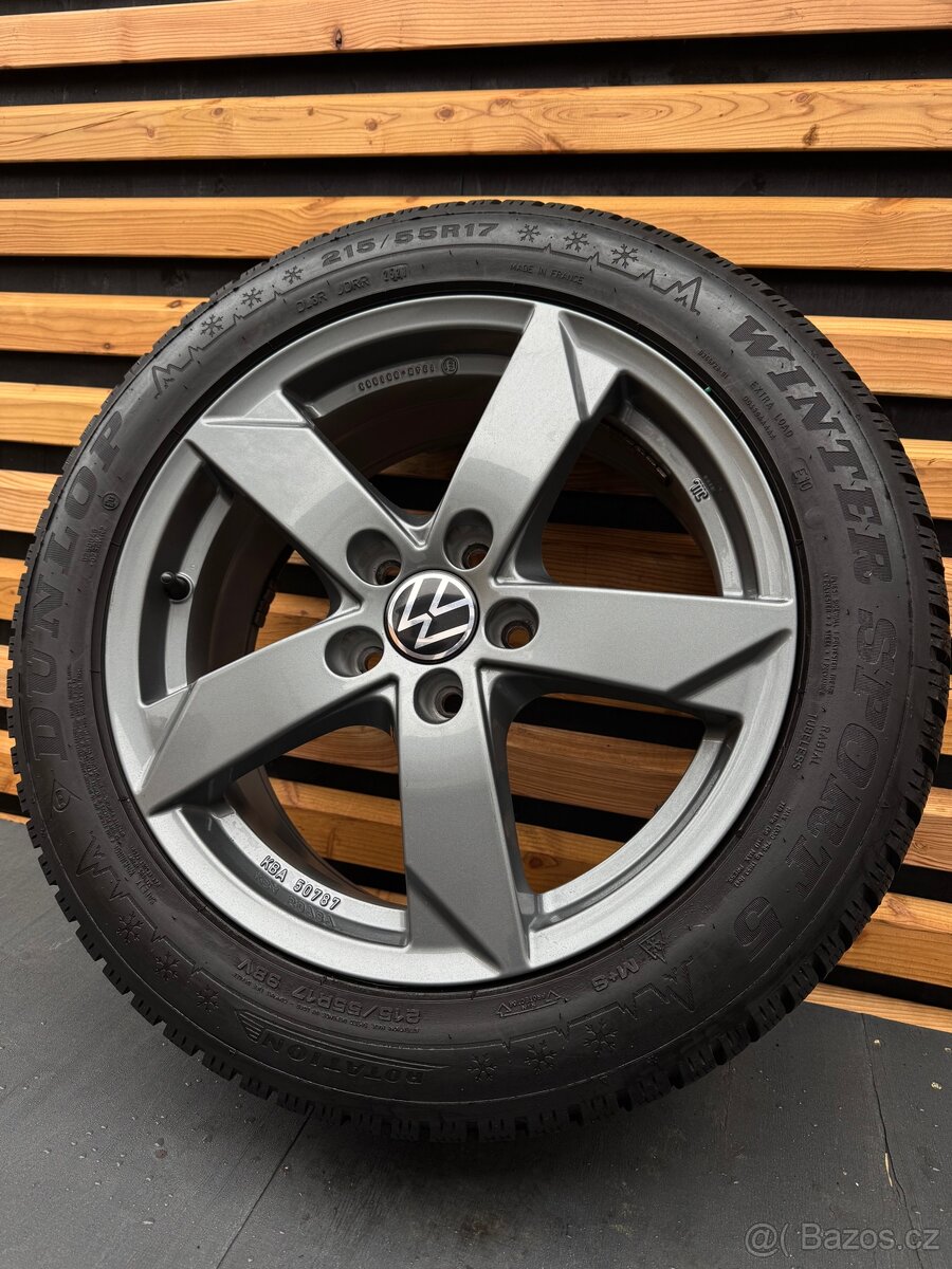Alu kola Volkswagen Touran 215/55 R17 5x112❄️