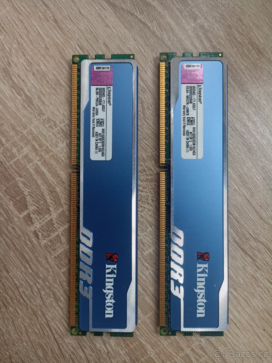 Kingston HyperX DDR3 4 GB (2×2 GB)
