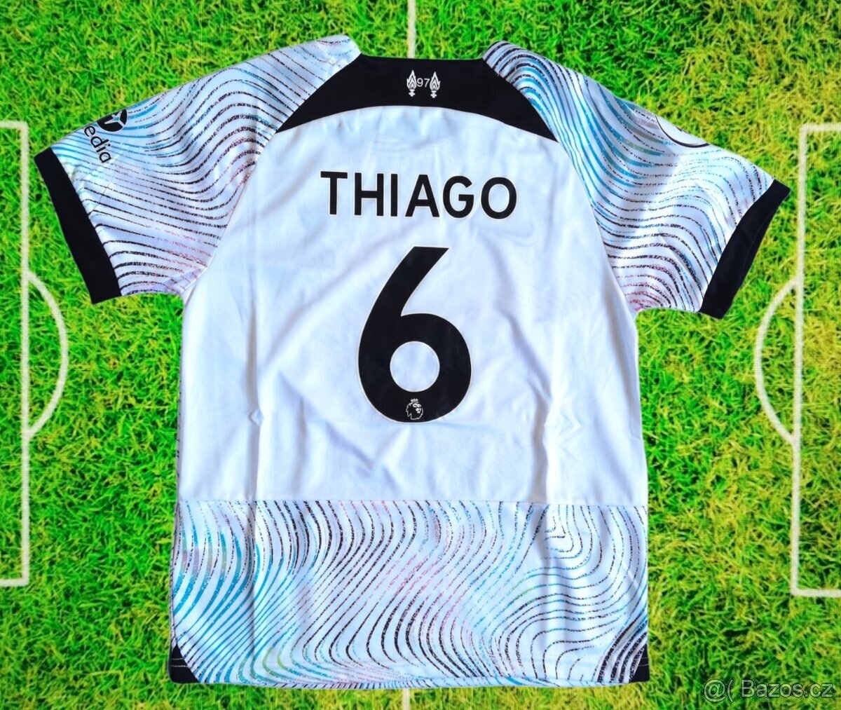Thiago Liverpool FC white dres