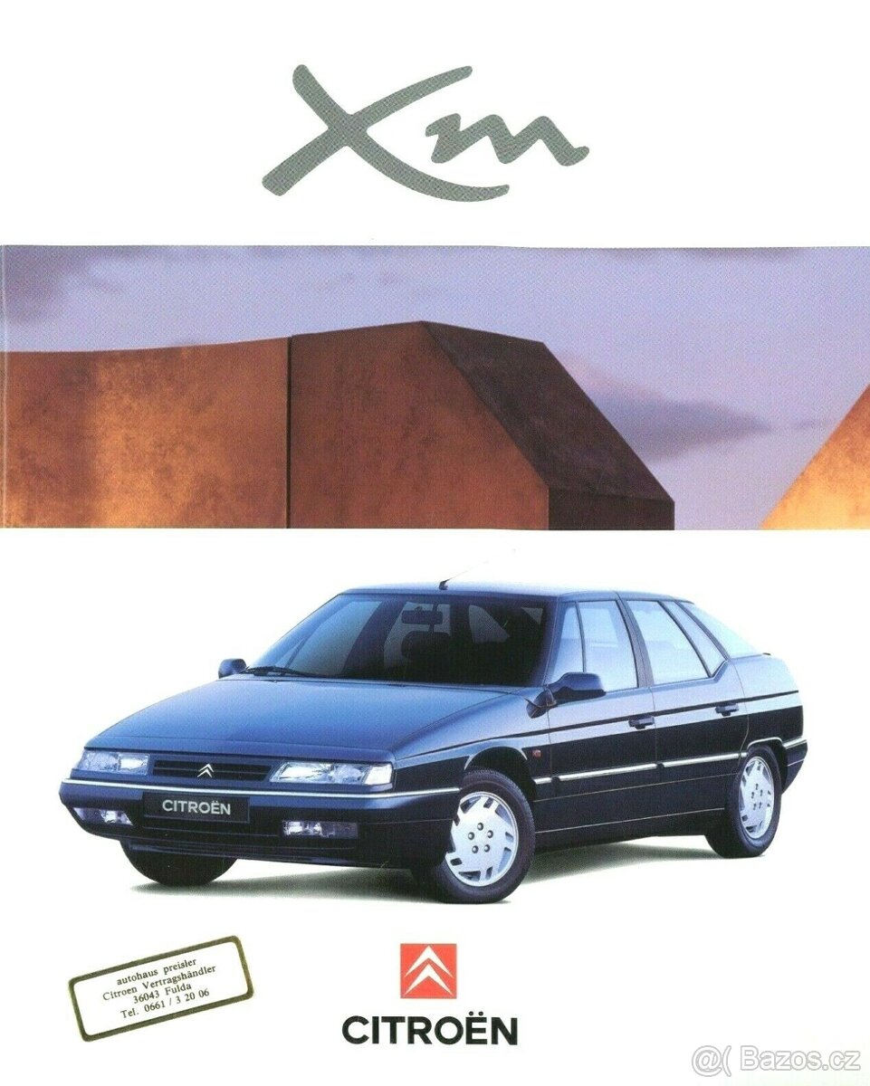 Citroen XM - 1994 - Prospekt - VÝPRODEJ