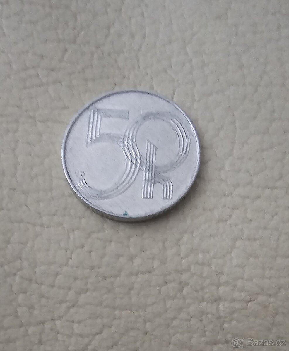 Mince 50 haléřů 1996