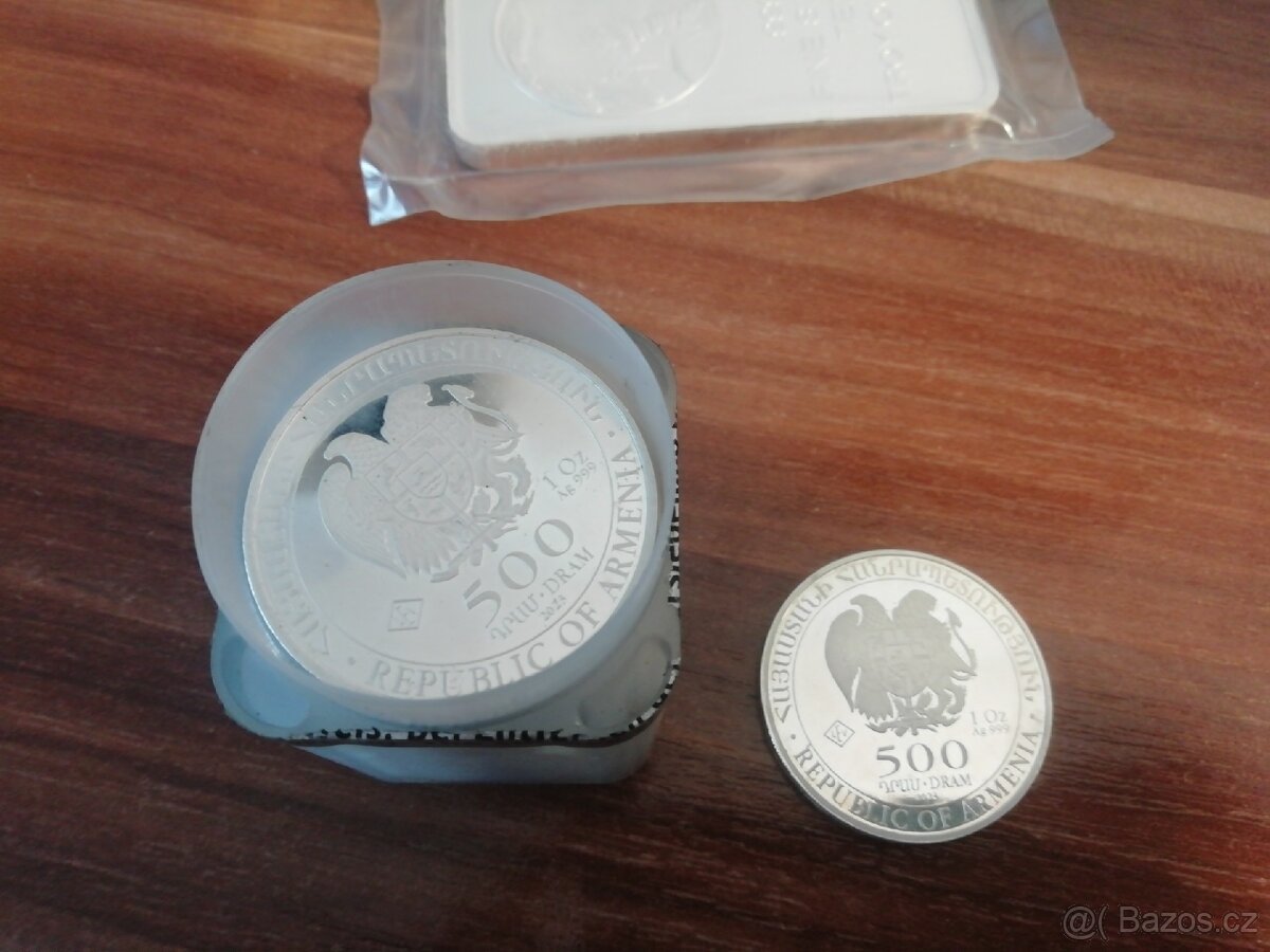 Investiční stříbro 1oz