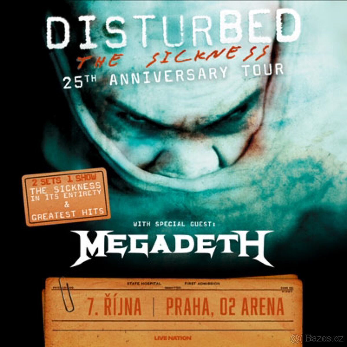 DISTURBED O2 Arena VIP Klubové patro