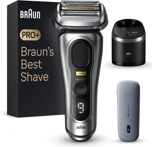 Elektrický holicí strojek Braun Series 9 PRO+, čistící sada