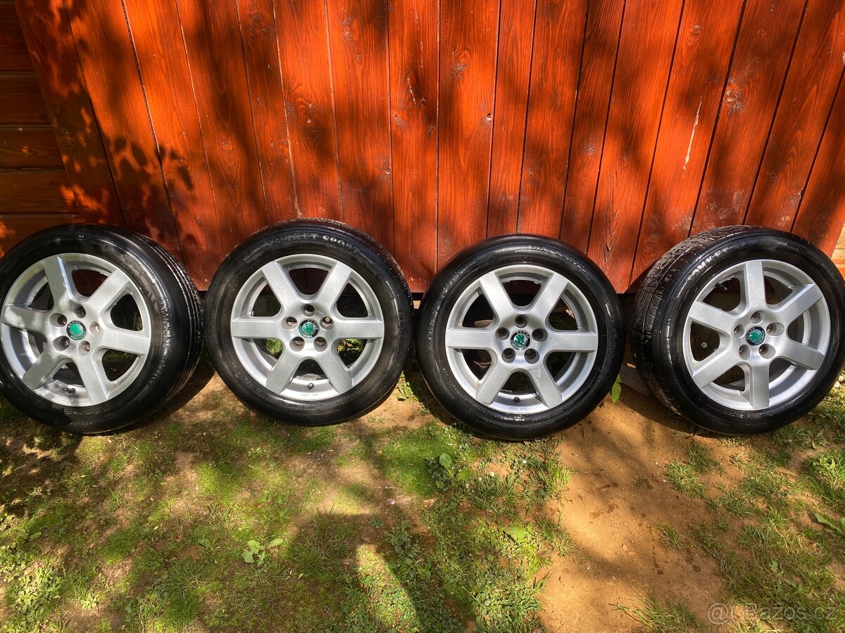 Alu kola 5x100 r15 Škoda Fabia II