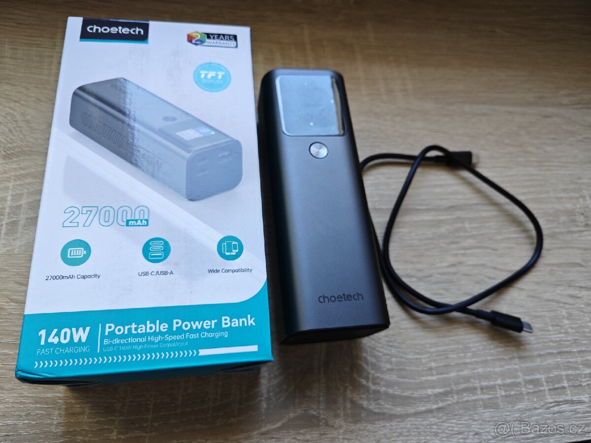 Powerbanka ChoeTech Digital 26800mAh Fast Charge