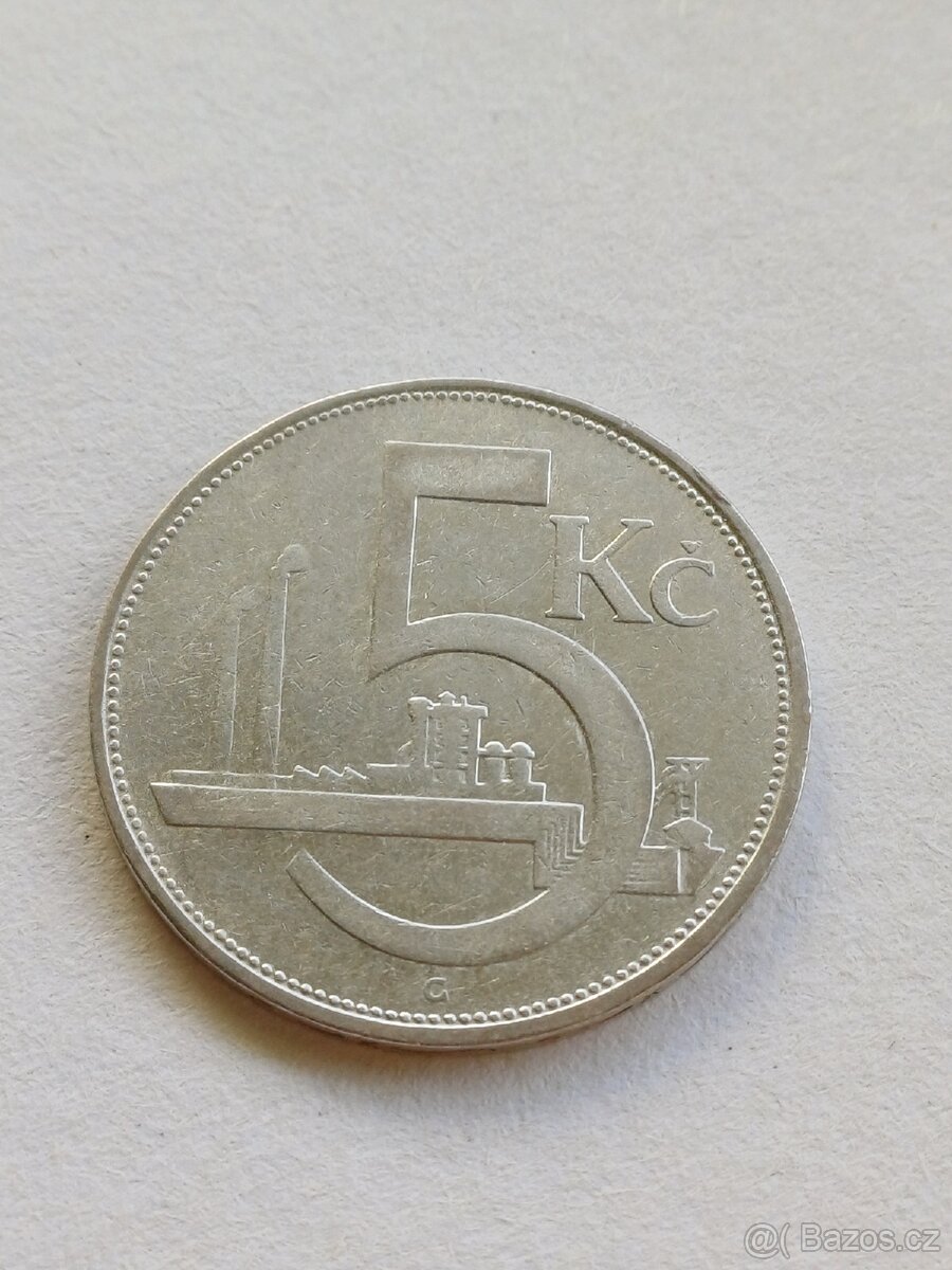 5 koruna 1930